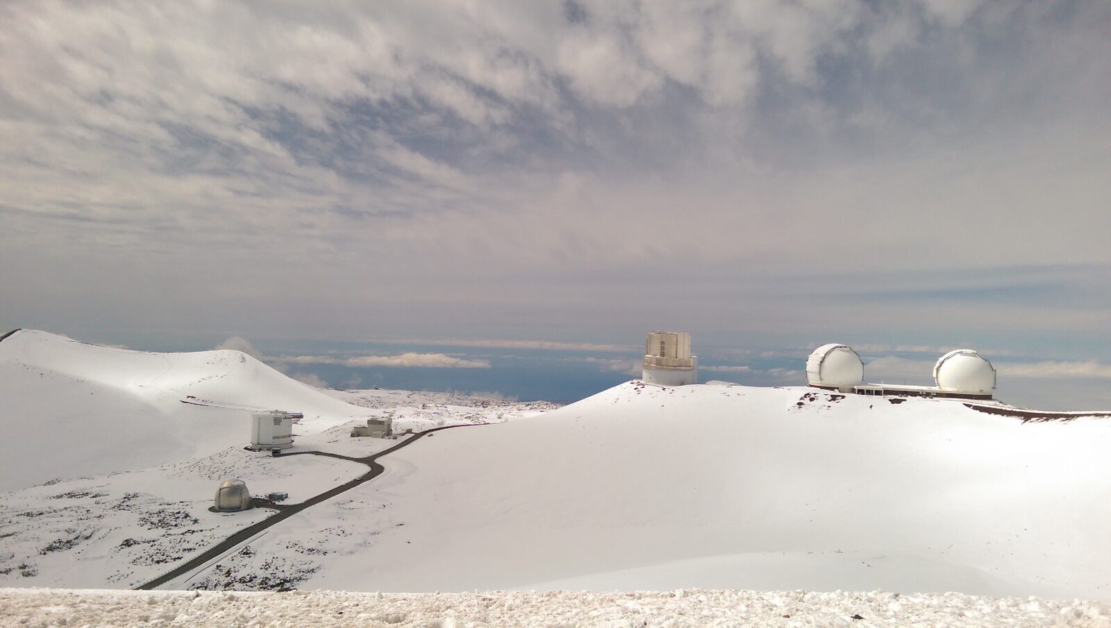 The Maunakea summit, home of the Keck Observatory